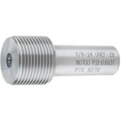 SPI - 5/8-24, Class 2B, Single End Plug Thread No Go Gage - Steel, Size 3 Handle Not Included - Eagle Tool & Supply