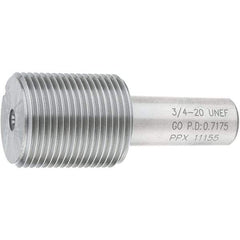 SPI - 3/4-20, Class 2B, 3B, Single End Plug Thread Go Gage - Steel, Size 3 Handle Not Included - Eagle Tool & Supply