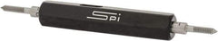 SPI - #1-64, Class 2B, Double End Plug Thread Go/No Go Gage - Steel, Size 000 Handle Included - Eagle Tool & Supply