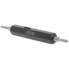 SPI - #1-72, Class 2B, Double End Plug Thread Go/No Go Gage - Steel, Size 000 Handle Included - Eagle Tool & Supply