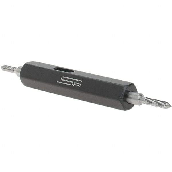 SPI - #1-72, Class 3B, Double End Plug Thread Go/No Go Gage - Steel, Size 000 Handle Included - Eagle Tool & Supply