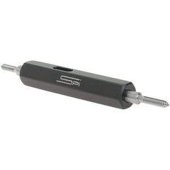 SPI - #1-72, Class 3B, Double End Plug Thread Go/No Go Gage - Steel, Size 000 Handle Included - Eagle Tool & Supply
