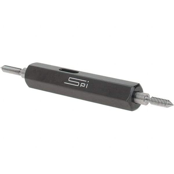 SPI - #2-56, Class 2B, Double End Plug Thread Go/No Go Gage - Steel, Size 000 Handle Included - Eagle Tool & Supply