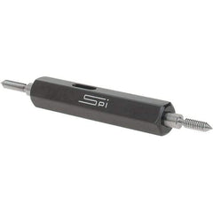 SPI - #2-56, Class 2B, Double End Plug Thread Go/No Go Gage - Steel, Size 000 Handle Included - Eagle Tool & Supply