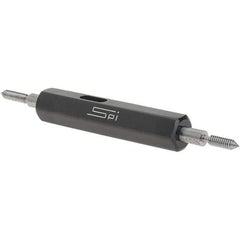 SPI - #2-56, Class 3B, Double End Plug Thread Go/No Go Gage - Steel, Size 000 Handle Included - Eagle Tool & Supply
