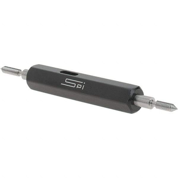 SPI - #2-64, Class 2B, Double End Plug Thread Go/No Go Gage - Steel, Size 000 Handle Included - Eagle Tool & Supply