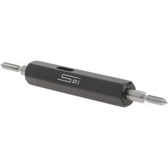 SPI - #2-64, Class 2B, Double End Plug Thread Go/No Go Gage - Steel, Size 000 Handle Included - Eagle Tool & Supply