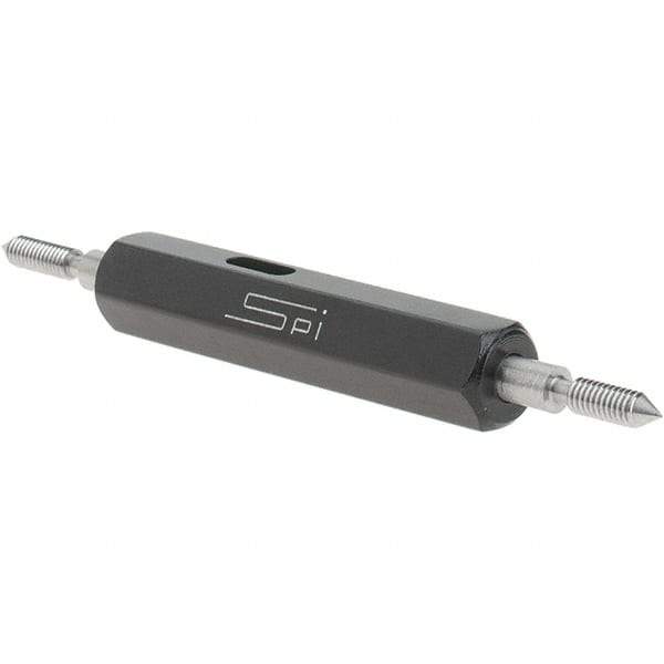 SPI - #3-56, Class 2B, Double End Plug Thread Go/No Go Gage - Steel, Size 000 Handle Included - Eagle Tool & Supply