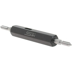 SPI - #3-56, Class 2B, Double End Plug Thread Go/No Go Gage - Steel, Size 000 Handle Included - Eagle Tool & Supply