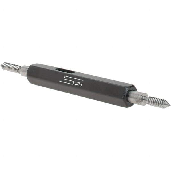 SPI - #4-40, Class 2B, Double End Plug Thread Go/No Go Gage - Steel, Size 00 Handle Included - Eagle Tool & Supply