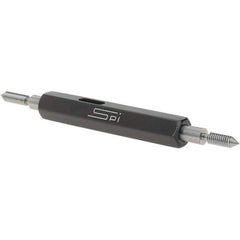 SPI - #4-48, Class 2B, Double End Plug Thread Go/No Go Gage - Steel, Size 00 Handle Included - Eagle Tool & Supply
