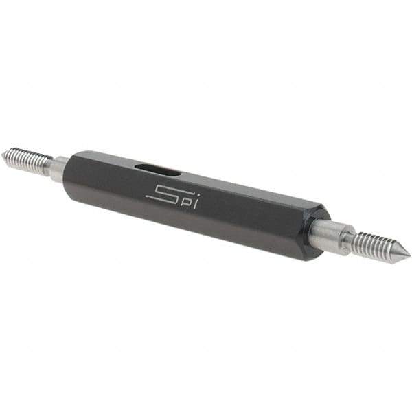 SPI - #5-40, Class 2B, Double End Plug Thread Go/No Go Gage - Steel, Size 00 Handle Included - Eagle Tool & Supply