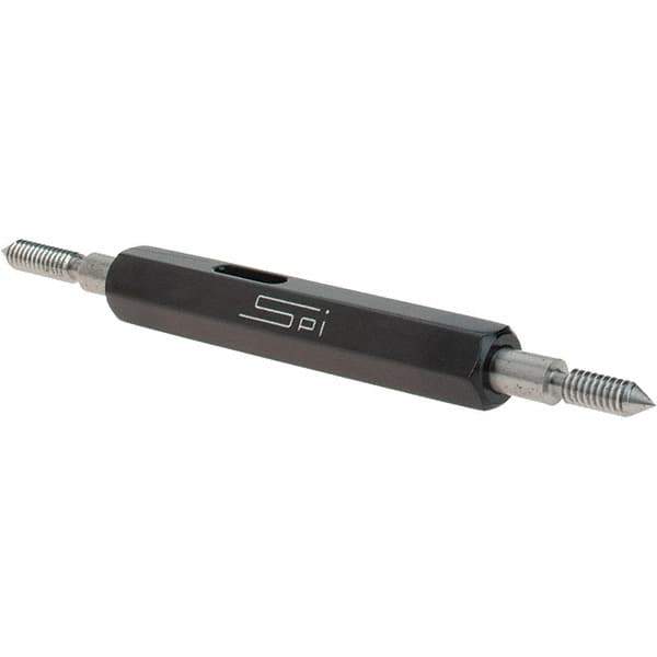 SPI - #5-40, Class 3B, Double End Plug Thread Go/No Go Gage - Steel, Size 00 Handle Included - Eagle Tool & Supply