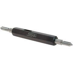 SPI - #5-40, Class 3B, Double End Plug Thread Go/No Go Gage - Steel, Size 00 Handle Included - Eagle Tool & Supply