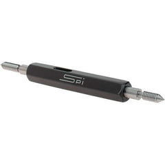 SPI - #5-44, Class 2B, Double End Plug Thread Go/No Go Gage - Steel, Size 00 Handle Included - Eagle Tool & Supply