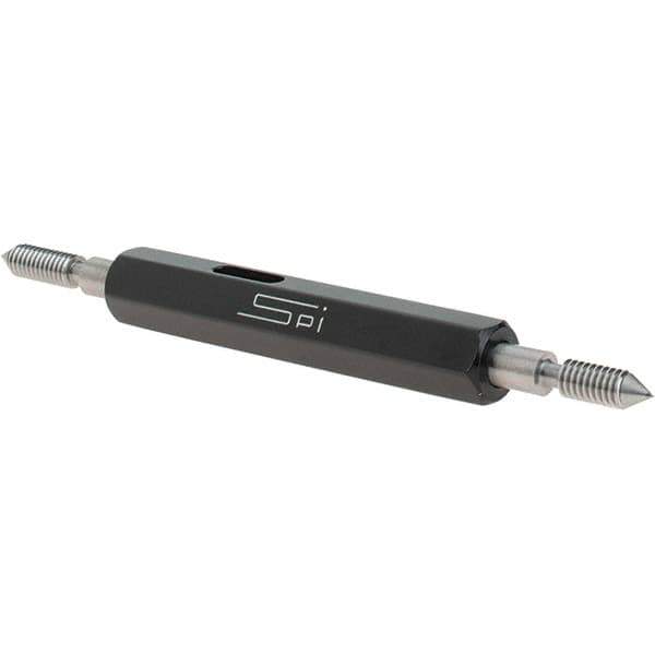 SPI - #6-40, Class 2B, Double End Plug Thread Go/No Go Gage - Steel, Size 00 Handle Included - Eagle Tool & Supply