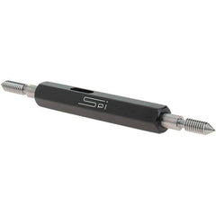 SPI - #6-40, Class 2B, Double End Plug Thread Go/No Go Gage - Steel, Size 00 Handle Included - Eagle Tool & Supply