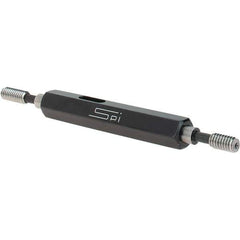 SPI - #8-32, Class 3B, Double End Plug Thread Go/No Go Gage - Steel, Size 0 Handle Included - Eagle Tool & Supply