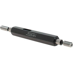 SPI - #8-36, Class 3B, Double End Plug Thread Go/No Go Gage - Steel, Size 0 Handle Included - Eagle Tool & Supply