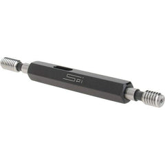 SPI - #12-24, Class 2B, Double End Plug Thread Go/No Go Gage - Steel, Size 0 Handle Included - Eagle Tool & Supply