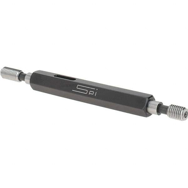 SPI - 1/4-28, Class 2B, Double End Plug Thread Go/No Go Gage - Steel, Size 1 Handle Included - Eagle Tool & Supply