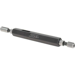 SPI - 1/4-28, Class 2B, Double End Plug Thread Go/No Go Gage - Steel, Size 1 Handle Included - Eagle Tool & Supply