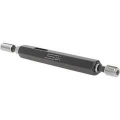SPI - 1/4-32, Class 2B, Double End Plug Thread Go/No Go Gage - Steel, Size 1 Handle Included - Eagle Tool & Supply