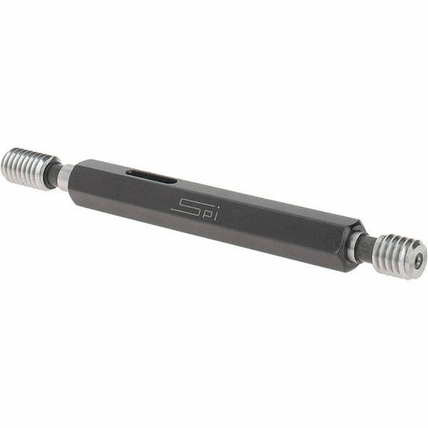 SPI - 5/16-18, Class 2B, Double End Plug Thread Go/No Go Gage - Steel, Size 1 Handle Included - Eagle Tool & Supply