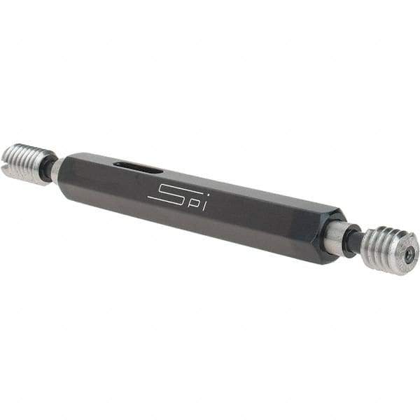 SPI - 5/16-18, Class 3B, Double End Plug Thread Go/No Go Gage - Steel, Size 1 Handle Included - Eagle Tool & Supply