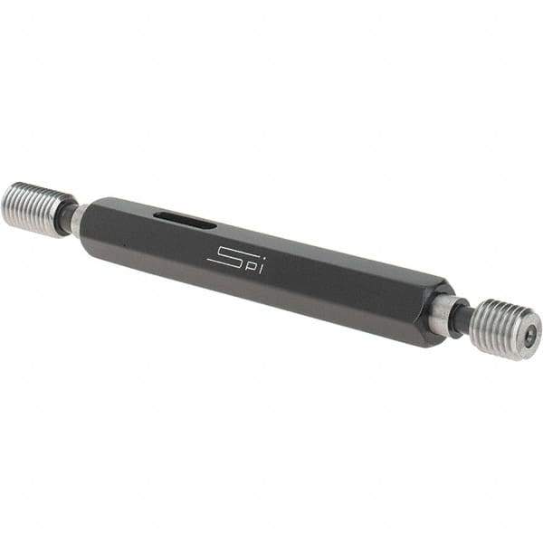 SPI - 5/16-24, Class 2B, Double End Plug Thread Go/No Go Gage - Steel, Size 1 Handle Included - Eagle Tool & Supply