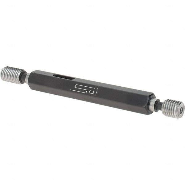 SPI - 5/16-24, Class 3B, Double End Plug Thread Go/No Go Gage - Steel, Size 1 Handle Included - Eagle Tool & Supply