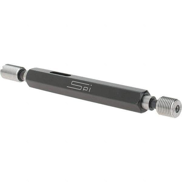 SPI - 5/16-32, Class 2B, Double End Plug Thread Go/No Go Gage - Steel, Size 1 Handle Included - Eagle Tool & Supply