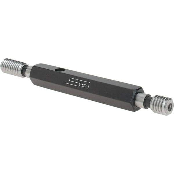 SPI - 3/8-16, Class 3B, Double End Plug Thread Go/No Go Gage - Steel, Size 2 Handle Included - Eagle Tool & Supply