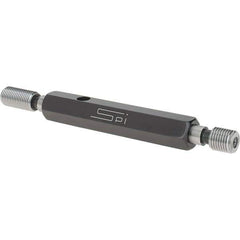 SPI - 3/8-24, Class 3B, Double End Plug Thread Go/No Go Gage - Steel, Size 2 Handle Included - Eagle Tool & Supply