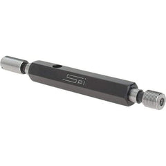 SPI - 3/8-32, Class 2B, Double End Plug Thread Go/No Go Gage - Steel, Size 2 Handle Included - Eagle Tool & Supply