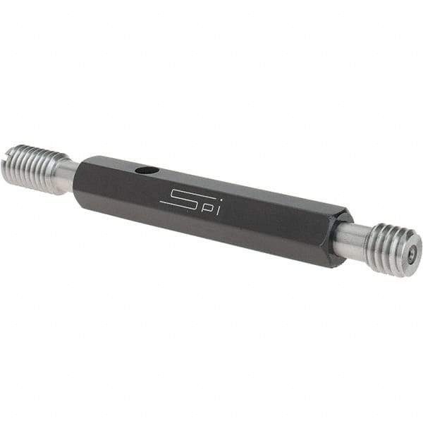 SPI - 7/16-14, Class 2B, Double End Plug Thread Go/No Go Gage - Steel, Size 2 Handle Included - Eagle Tool & Supply