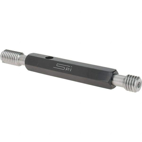 SPI - 7/16-14, Class 3B, Double End Plug Thread Go/No Go Gage - Steel, Size 2 Handle Included - Eagle Tool & Supply