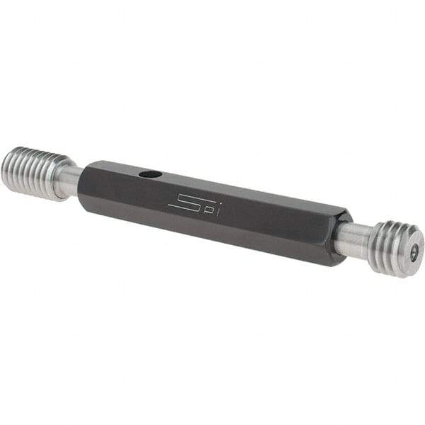 SPI - 1/2-13, Class 2B, Double End Plug Thread Go/No Go Gage - Steel, Size 2 Handle Included - Eagle Tool & Supply