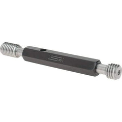 SPI - 1/2-13, Class 2B, Double End Plug Thread Go/No Go Gage - Steel, Size 2 Handle Included - Eagle Tool & Supply