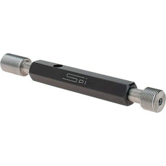 SPI - 1/2-28, Class 2B, Double End Plug Thread Go/No Go Gage - Steel, Size 2 Handle Included - Eagle Tool & Supply