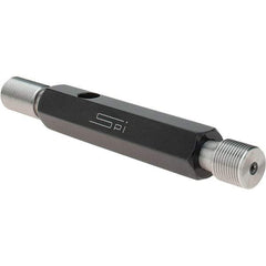 SPI - 9/16-24, Class 2B, Double End Plug Thread Go/No Go Gage - Steel, Size 3 Handle Included - Eagle Tool & Supply