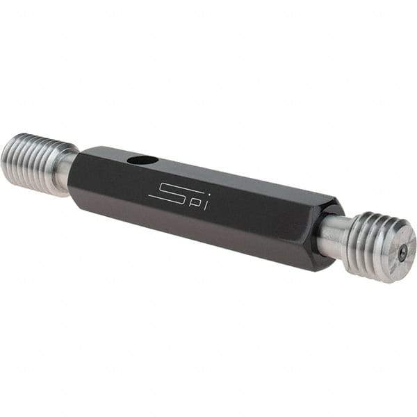 SPI - 5/8-11, Class 2B, Double End Plug Thread Go/No Go Gage - Steel, Size 3 Handle Included - Eagle Tool & Supply