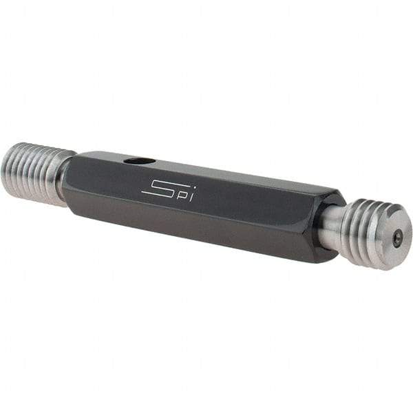 SPI - 5/8-11, Class 3B, Double End Plug Thread Go/No Go Gage - Steel, Size 3 Handle Included - Eagle Tool & Supply