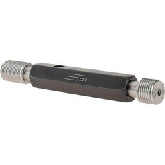 SPI - 5/8-18, Class 2B, Double End Plug Thread Go/No Go Gage - Steel, Size 3 Handle Included - Eagle Tool & Supply