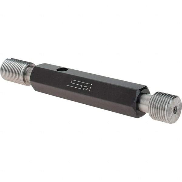 SPI - 5/8-18, Class 3B, Double End Plug Thread Go/No Go Gage - Steel, Size 3 Handle Included - Eagle Tool & Supply