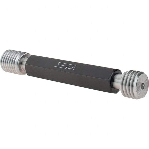 SPI - 3/4-10, Class 2B, Double End Plug Thread Go/No Go Gage - Steel, Size 3 Handle Included - Eagle Tool & Supply