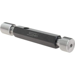 SPI - 3/4-20, Class 2B, Double End Plug Thread Go/No Go Gage - Steel, Size 3 Handle Included - Eagle Tool & Supply