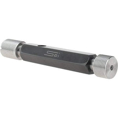 SPI - 3/4-20, Class 3B, Double End Plug Thread Go/No Go Gage - Steel, Size 3 Handle Included - Eagle Tool & Supply
