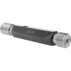 SPI - 7/8-14, Class 2B, Double End Plug Thread Go/No Go Gage - Steel, Size 4 Handle Included - Eagle Tool & Supply