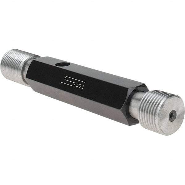 SPI - 7/8-14, Class 3B, Double End Plug Thread Go/No Go Gage - Steel, Size 4 Handle Included - Eagle Tool & Supply